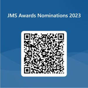 QR code for JMS Awards nomination for 2023