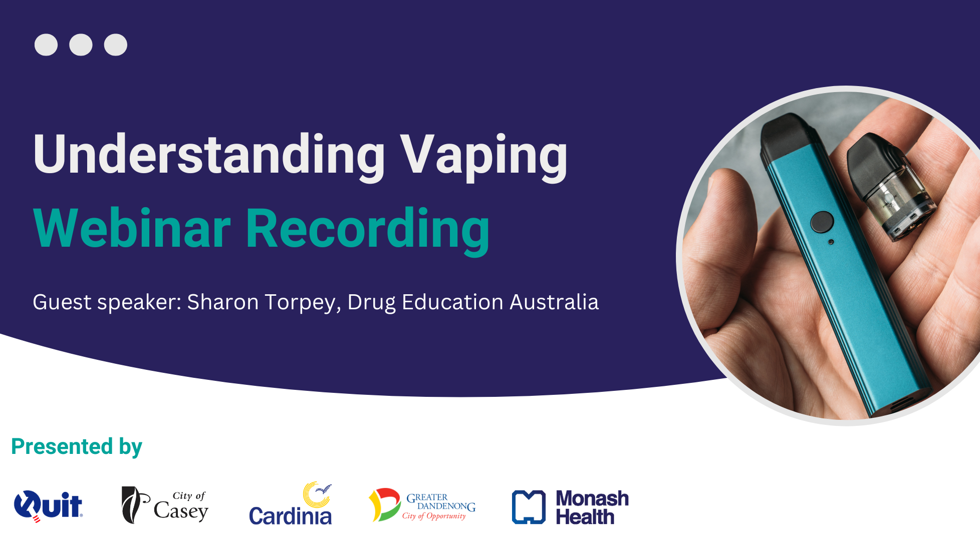 Understanding Vaping Webinar Recording